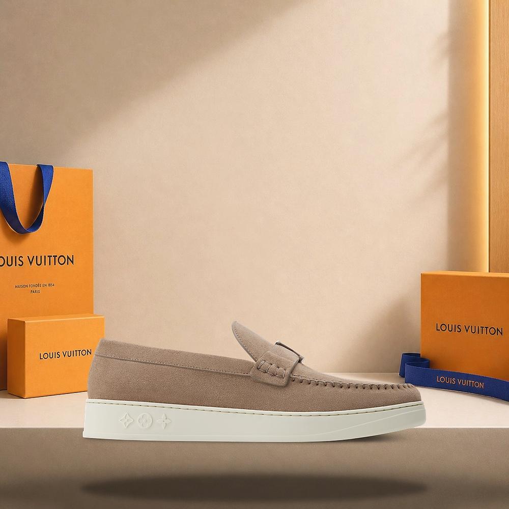 Louis Vuitton Beige LV Resort Loafers