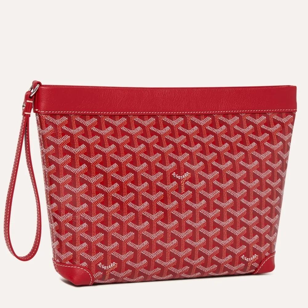 GOYARD Goyardine Coated Canvas Clutch Pouch Unisex All Colors