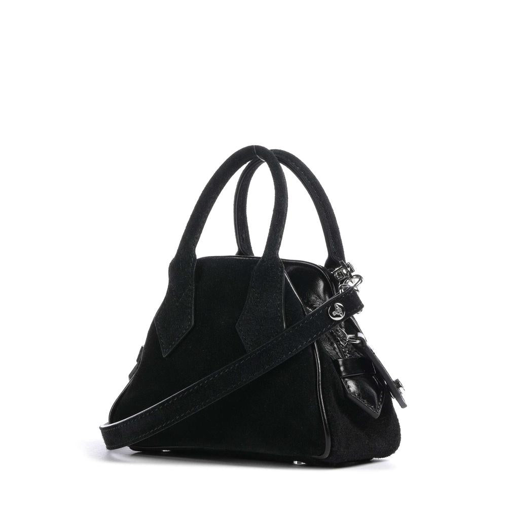 Vivienne Westwood Yasmin Mini Crossbody Bag Black Leather