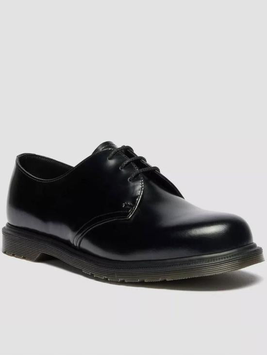 Dr.Martens Black Leather Penny Loafers 42863001 DOM