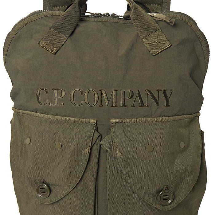 CP Company Black Nylon Men's Backpack 20CMAC051A 110540M 683