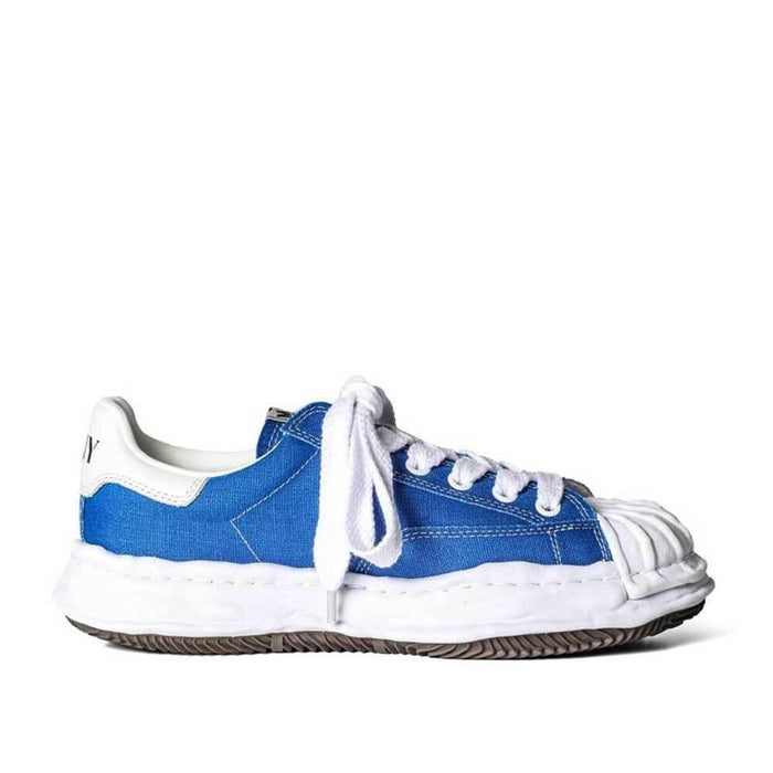 Maison Mihara Yasuhiro Blakey Canvas Low Top Sneakers Blue