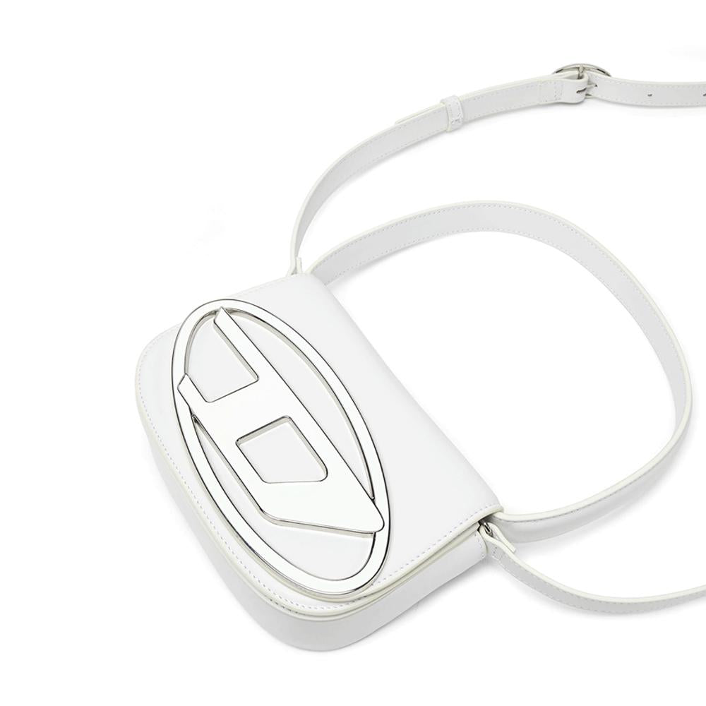DIESEL White 1DR Iconic Shoulder Crossbody Bag X08396 PR818 T1003