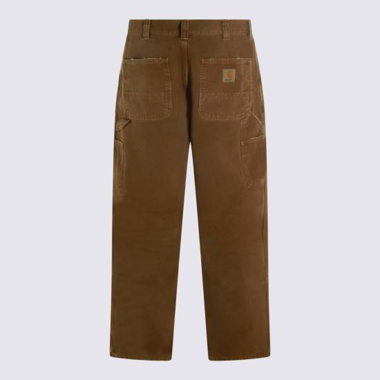 CARHARTT WIP Hamilton Brown Destroy Wash Denim Pants for Men