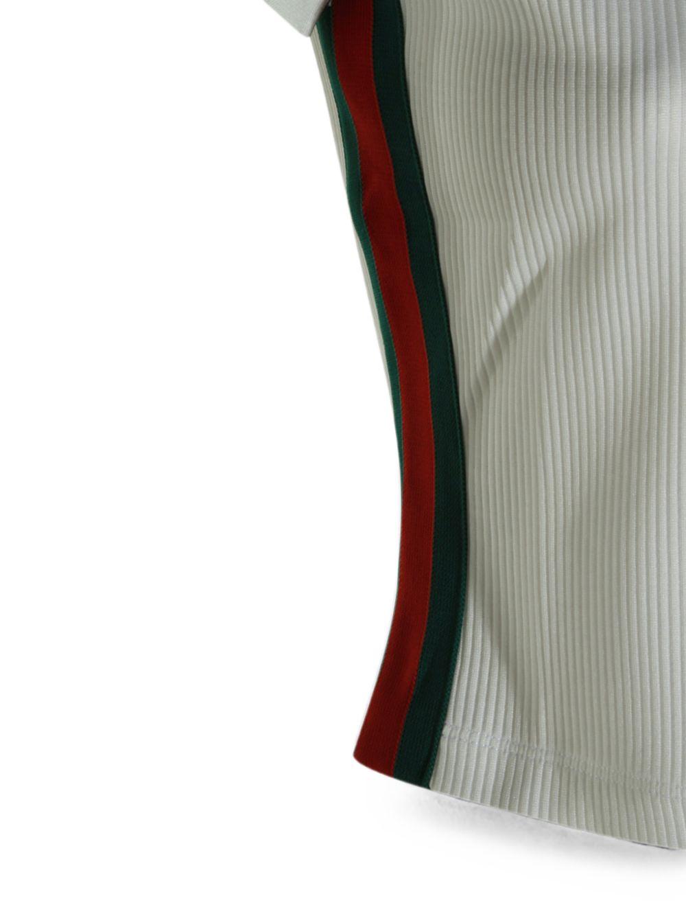 GUCCI Black Cotton Short Sleeve Polo Shirt