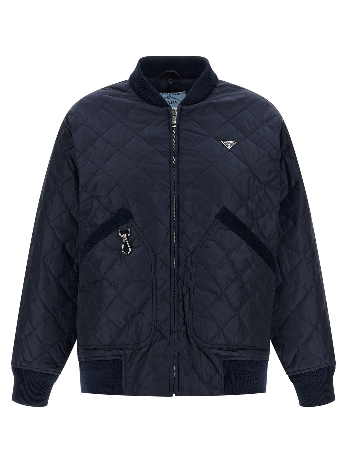 PRADA Black Nylon Down Puffer Jacket for Women
