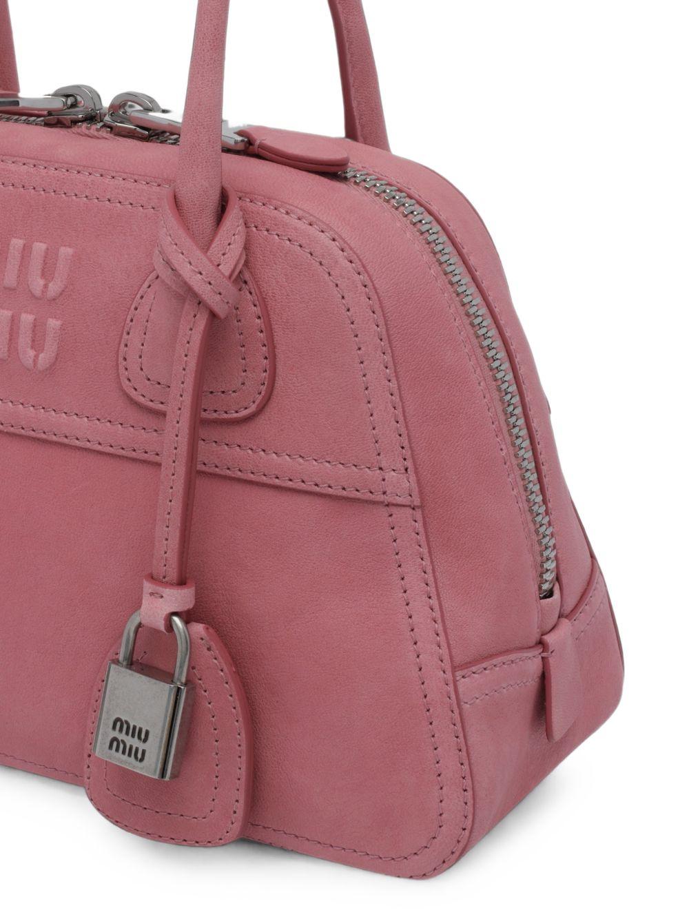 Miu Miu Brown Leather Shoulder Bag