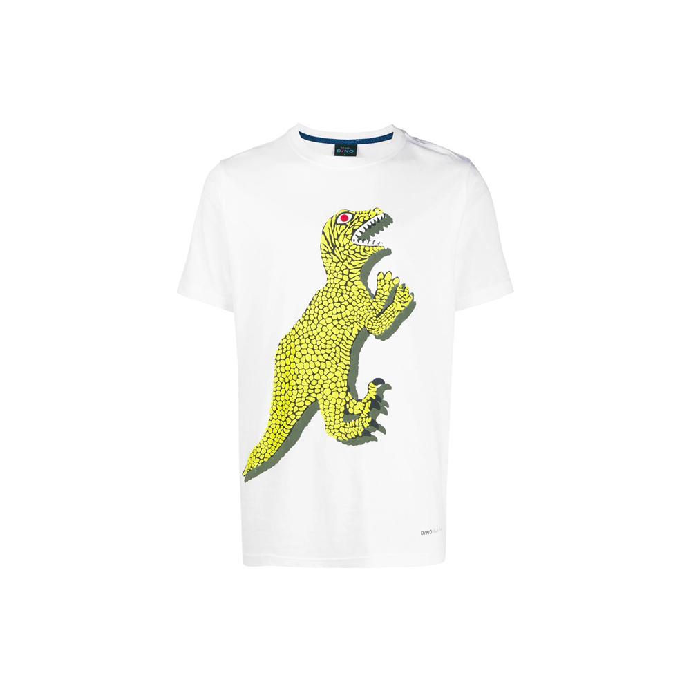 Paul Smith 15th Anniversary Dino Print White T-Shirt M2R 011R EP2119 01
