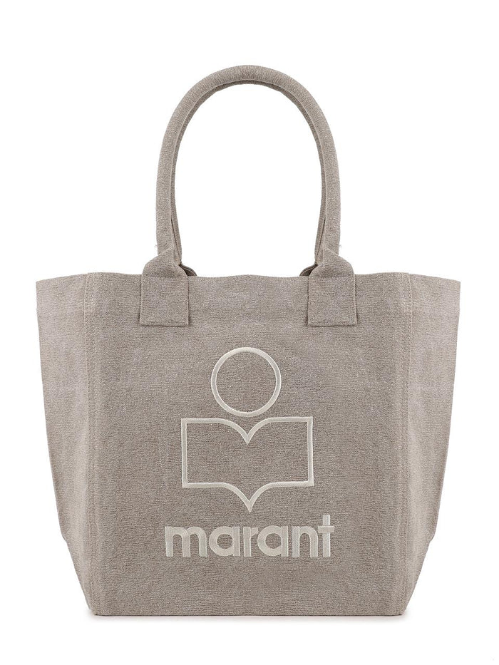 Isabel Marant Yenky Small Derave Cotton Tote Bag Beige