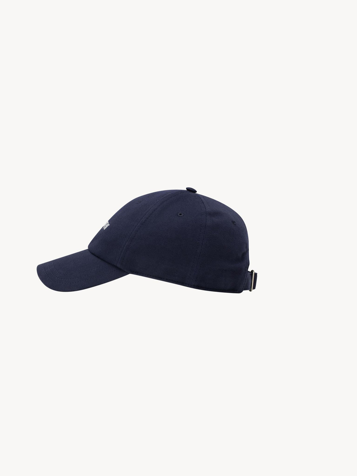 Saint Laurent Black Cotton Logo Baseball Cap