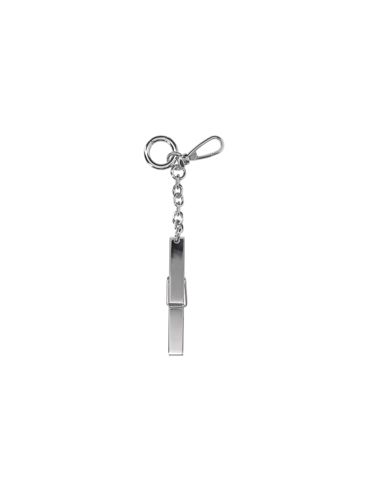 Maison Margiela Silver Logo Keyring Keychain Accessory