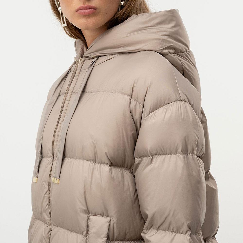 Max Mara Water-Repellent Cream Down Puffer Jacket