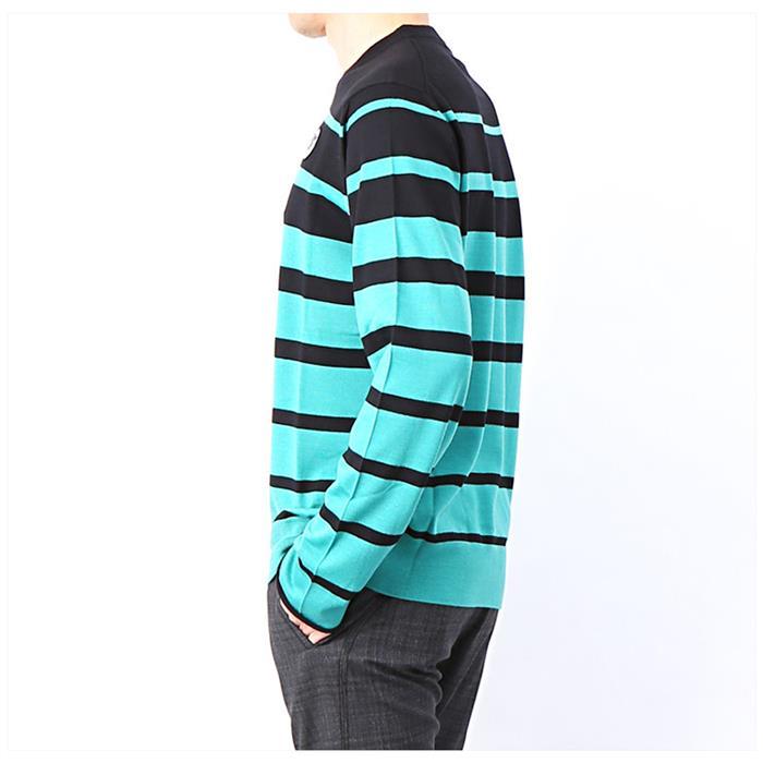 Lanvin Stripe Crewneck Knit Sweater for Men RMPO0010P18 4010