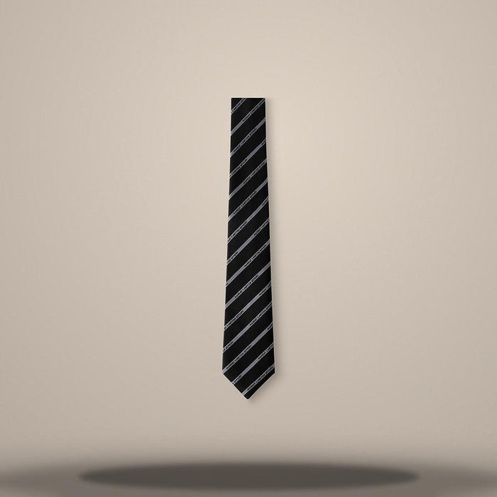 Louis Vuitton Marque LVuitton Deposee Stripe Tie Black M96055