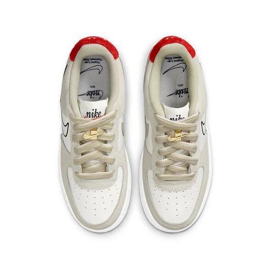 Nike Air Force 1 LV8 S50 Light Stone GS Low-Top Sneakers DB1561 100