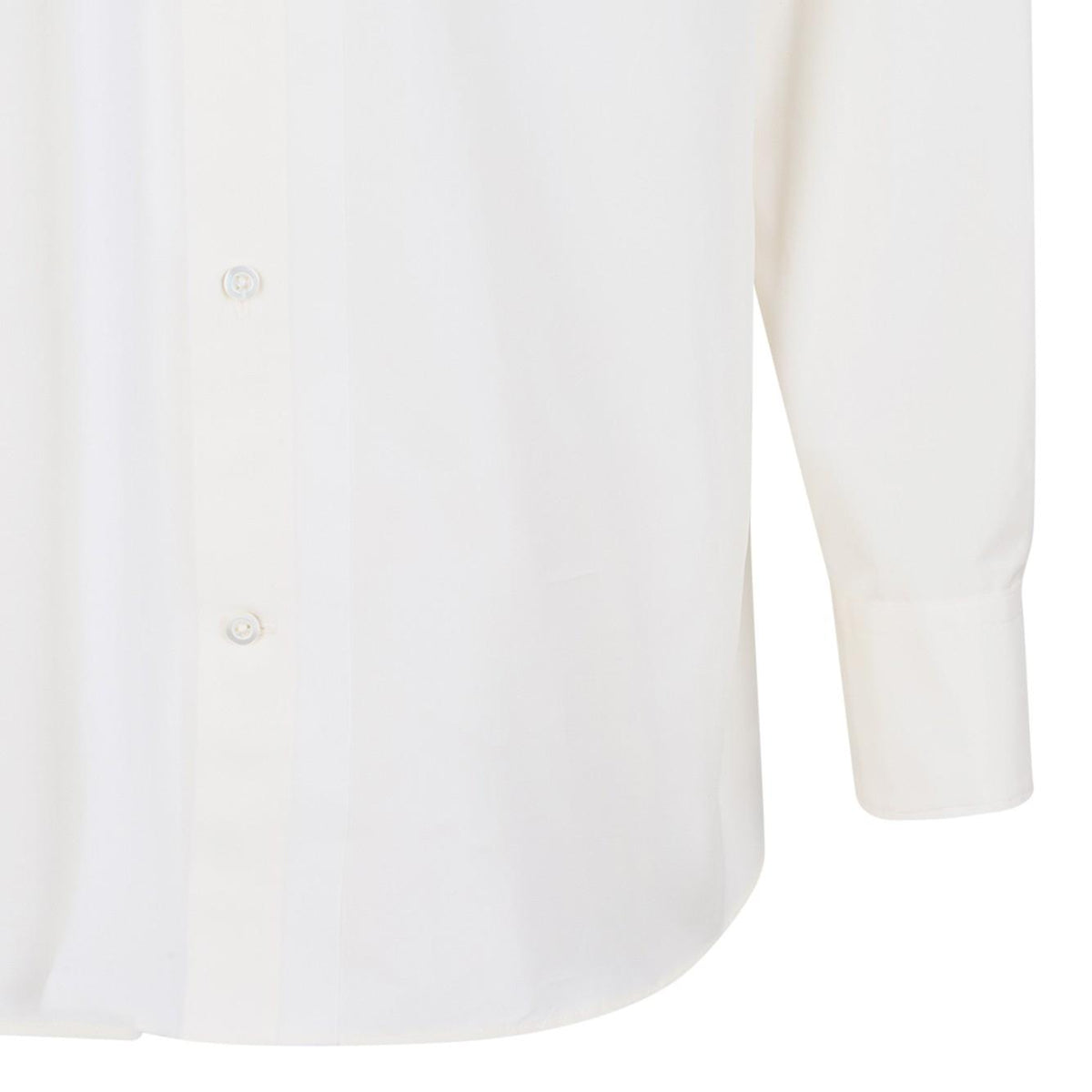 Maison Margiela White Cotton Long Sleeve Shirt