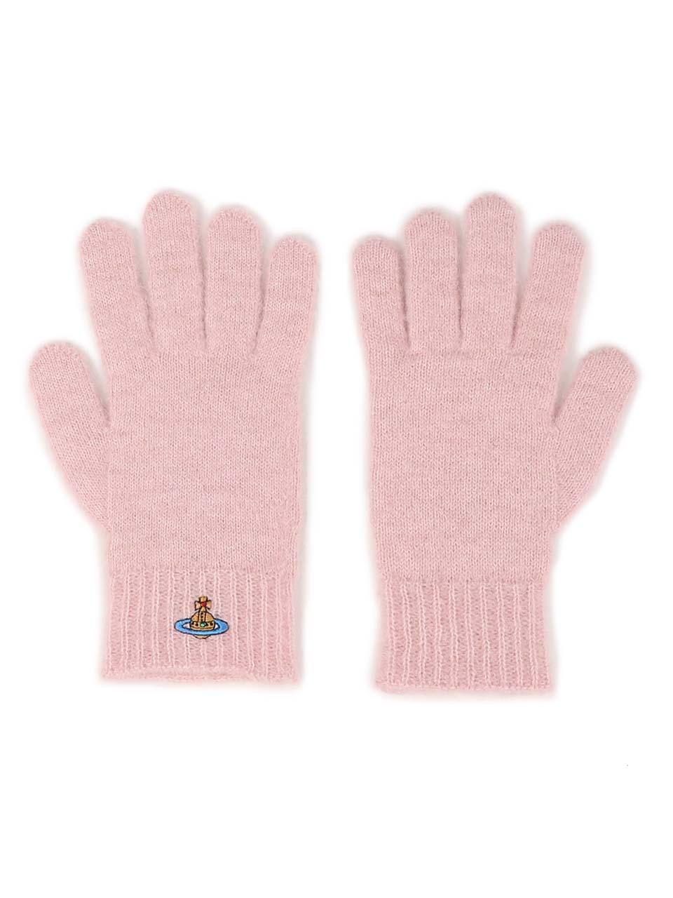 Vivienne Westwood Fluffy Knit Gloves Black 8202003B K006A G401