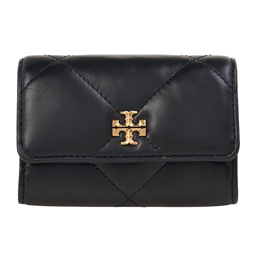 Tory Burch Kira Flap Leather Card Holder Wallet for Women 159794 001