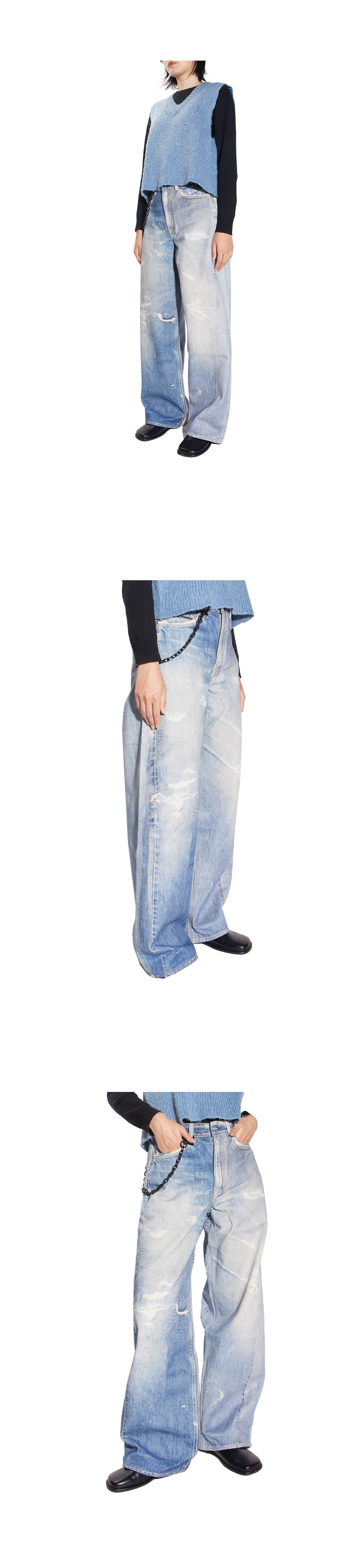 OUR LEGACY Digital Print Denim Full Cut Women’s Jeans