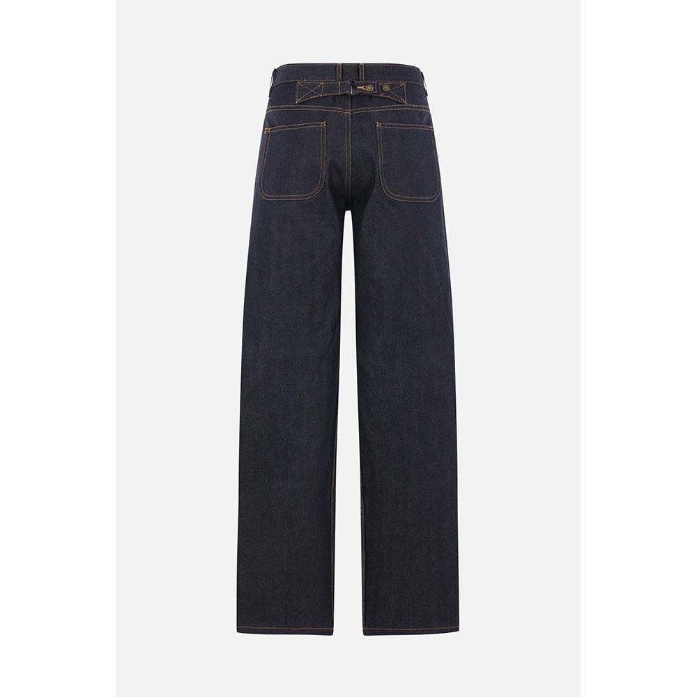THOM BROWNE Women’s Selvedge Denim Jeans Navy
