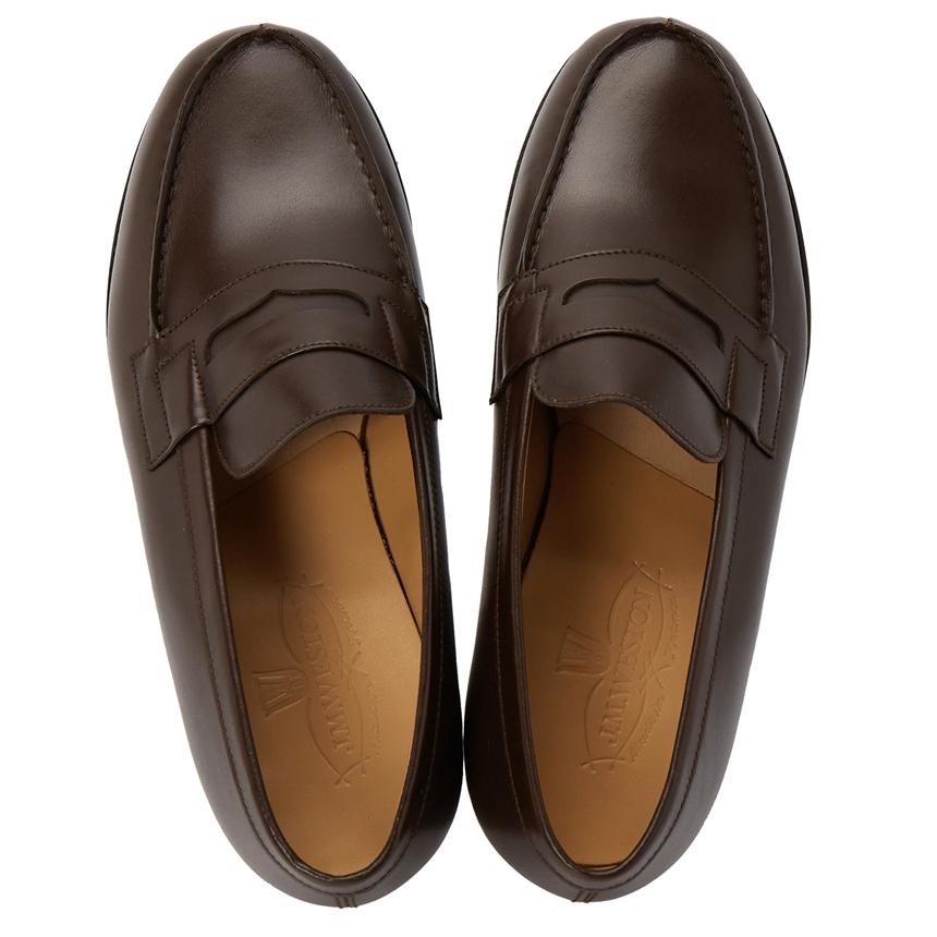 J.M. WESTON Men’s Loafers Width E 11411541801F E CHOCOLATE
