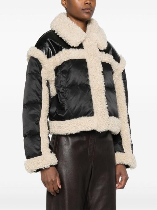 STAND STUDIO Faux Shearling Jacket for Women 66309866989110 DOM