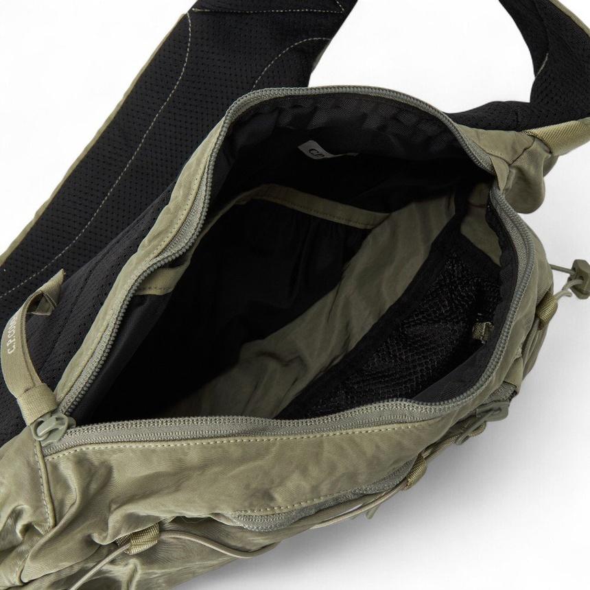 CP Company Unisex Crossbody Bag Green Nylon