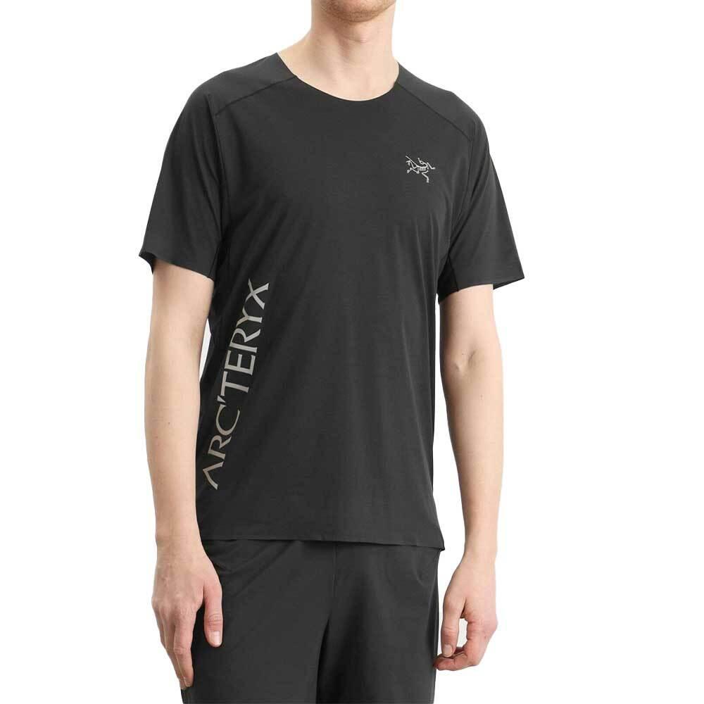 ARC`TERYX Downward Logo SS Mens T-Shirt Black ATQSM10340 BLK