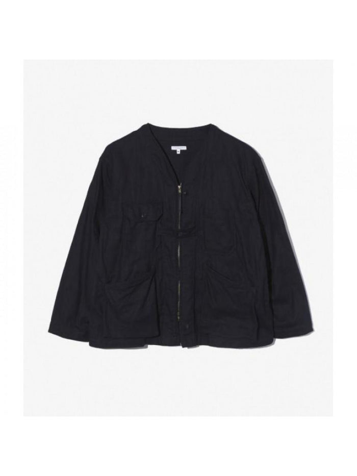Engineered Garments Dark Navy Knit Cardigan Jacket 25S1D034 QT125 ZT217