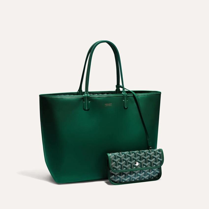 GOYARD Anjou PM Green Women’s Tote Bag ANJOUSPMLCG09 TY09 P