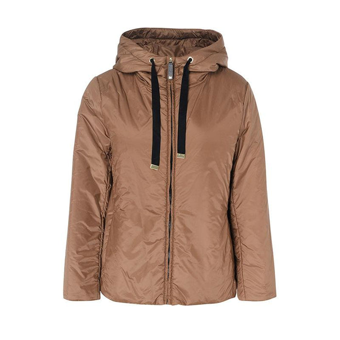Max Mara Green Water-Repellent Hooded Jacket 29486024600 051