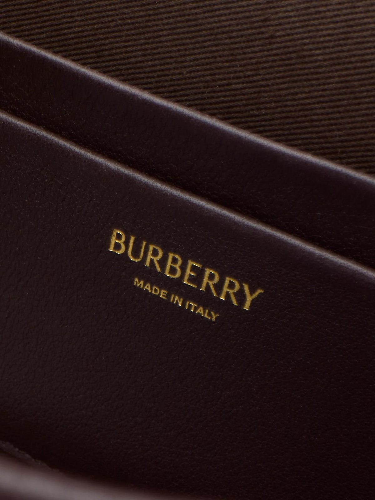 BURBERRY Leather Shoulder Bag Black