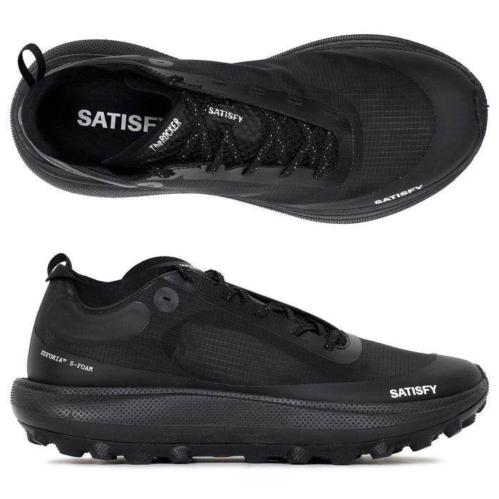 SATISFY Jet Black The Rucker Low-Top Sneakers 40002 02000