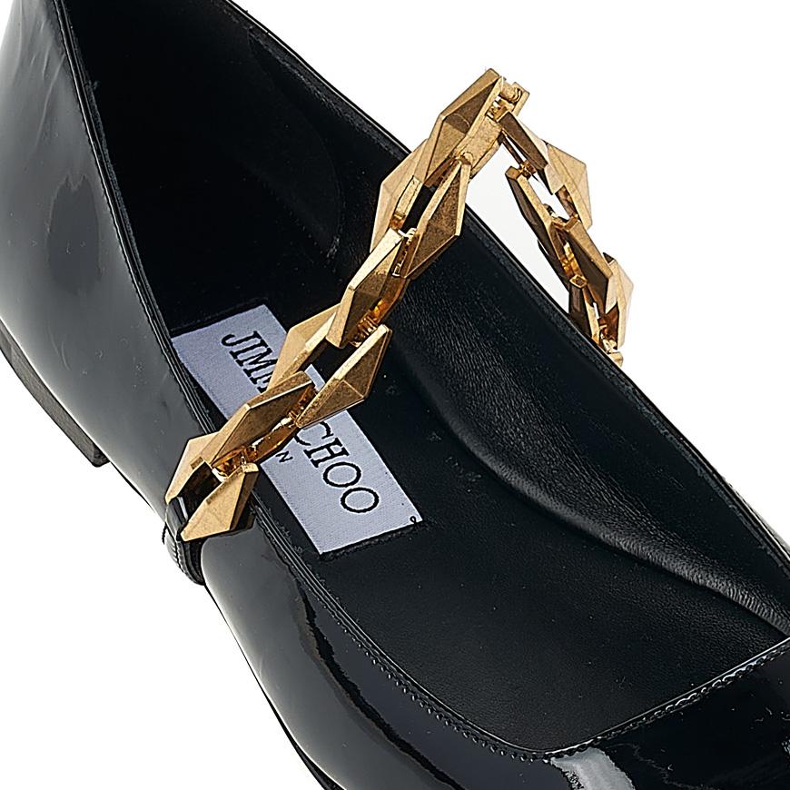 Jimmy Choo Diamond Tilda Flat Shoes for Women DIAMOND TILDA FLAT SOP BLACK