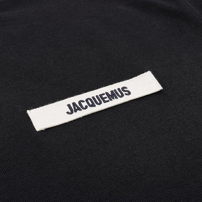 JACQUEMUS Men’s Grosgrain Trim T-Shirt Black