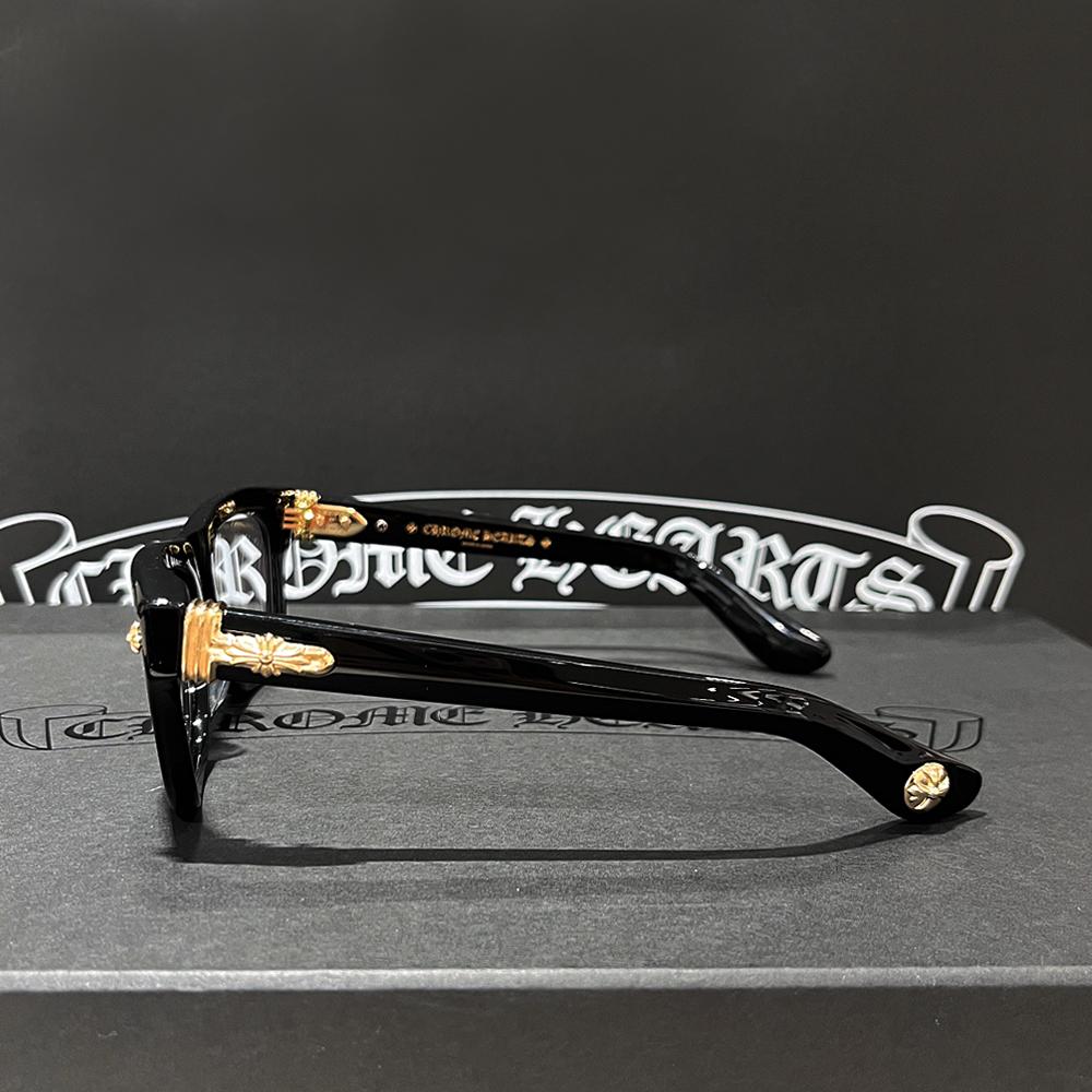 Chrome Hearts Black Gold Trim TREAT ITZ AGAIN Eyeglasses