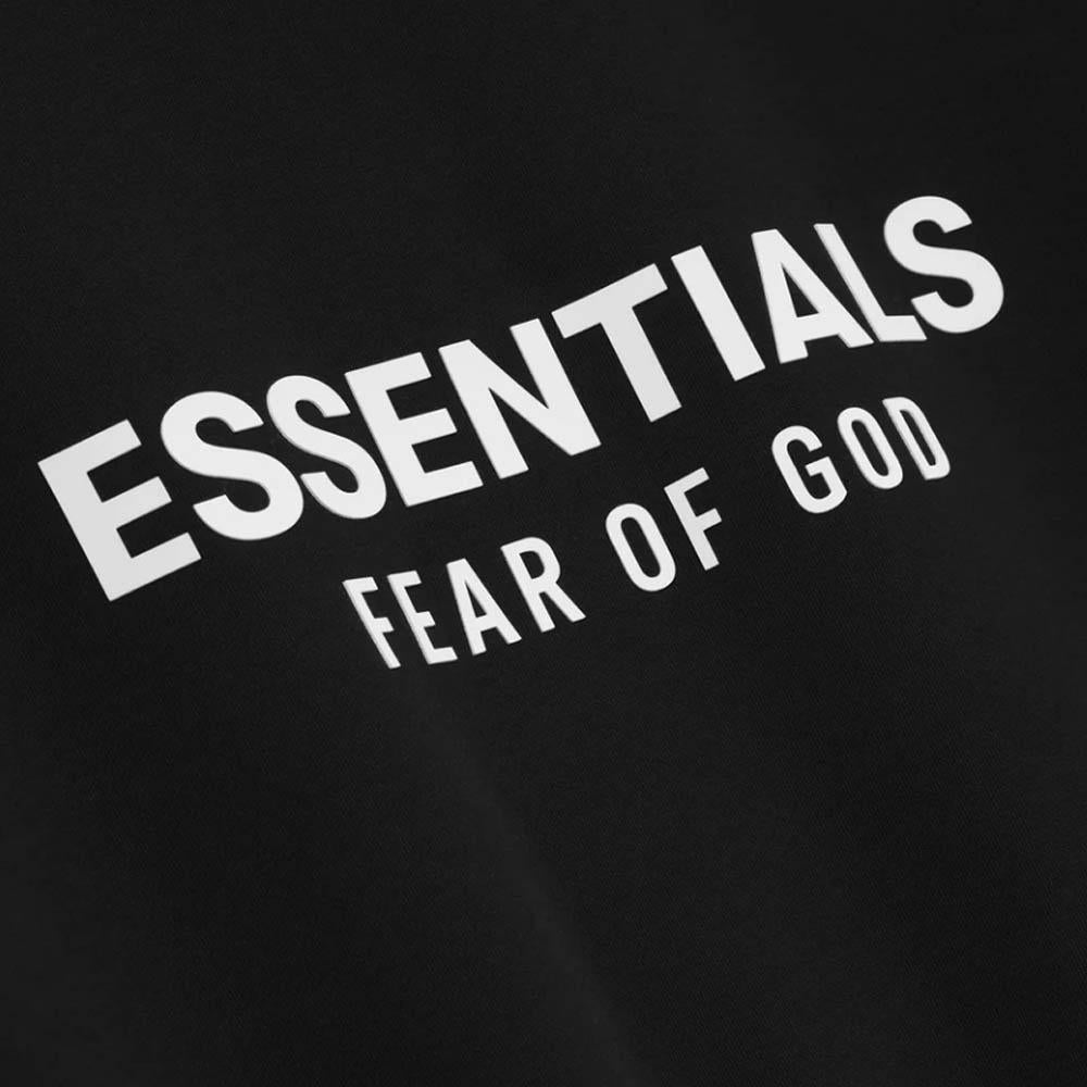 Fear of God Essentials Classic Fit Logo Sweatshirt Black 192AS 252040