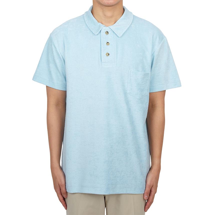HOWLIN Men’s Polo Short Sleeve T-Shirt Summer Blue
