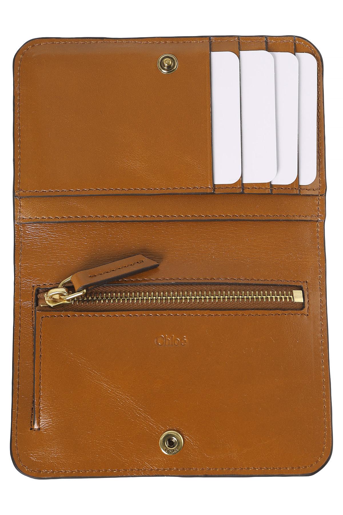 Chloe C Bifold Wallet Clay Brown CHC24WP447O16 26M