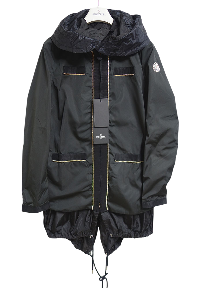 Moncler YUKARI Chain Detail Windbreaker Coat