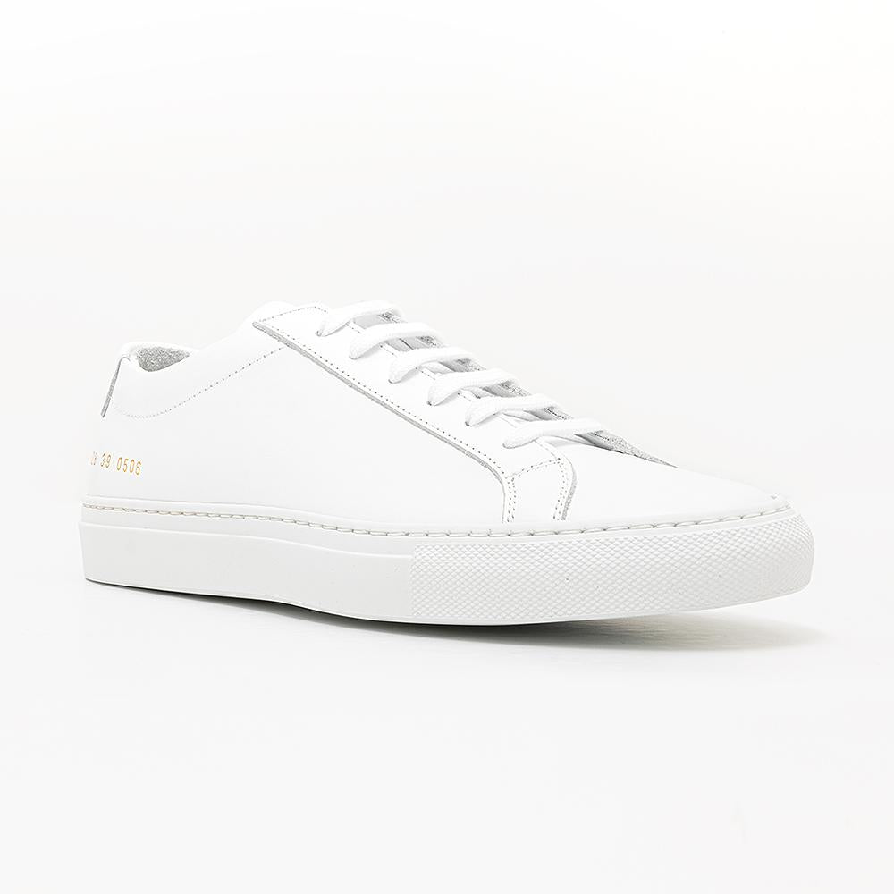 Common Projects Achilles Low White Leather Sneakers Unisex