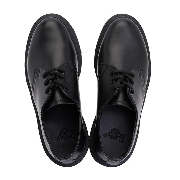 Dr.Martens 1461 Mono Black Unisex Leather Loafers