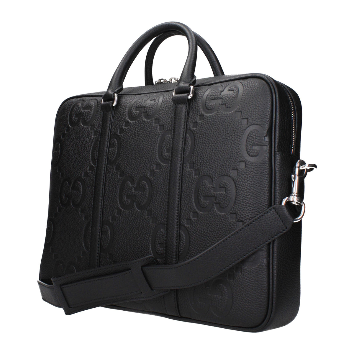 GUCCI Black Leather Briefcase
