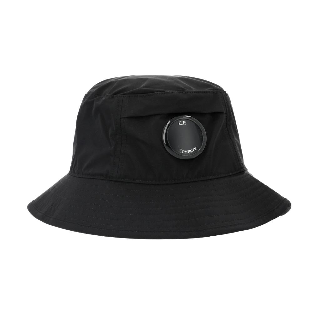 CP Company Chrome R Lens Patch Men’s Bucket Hat Black