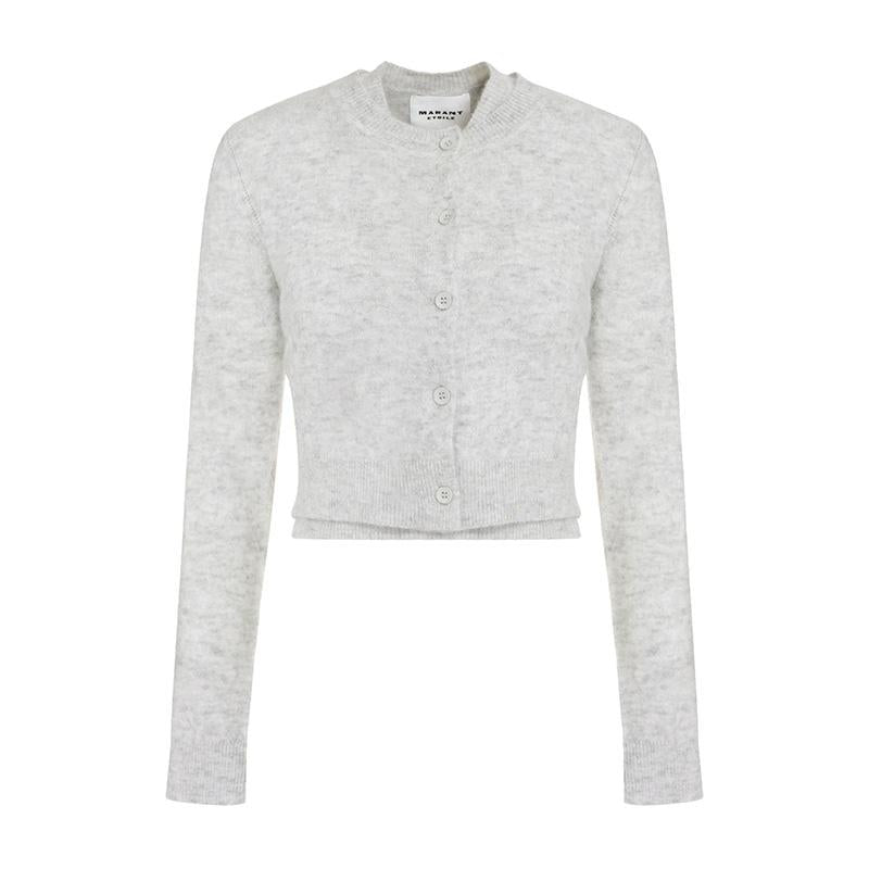 Isabel Marant Grey Amentha Knit Cardigan