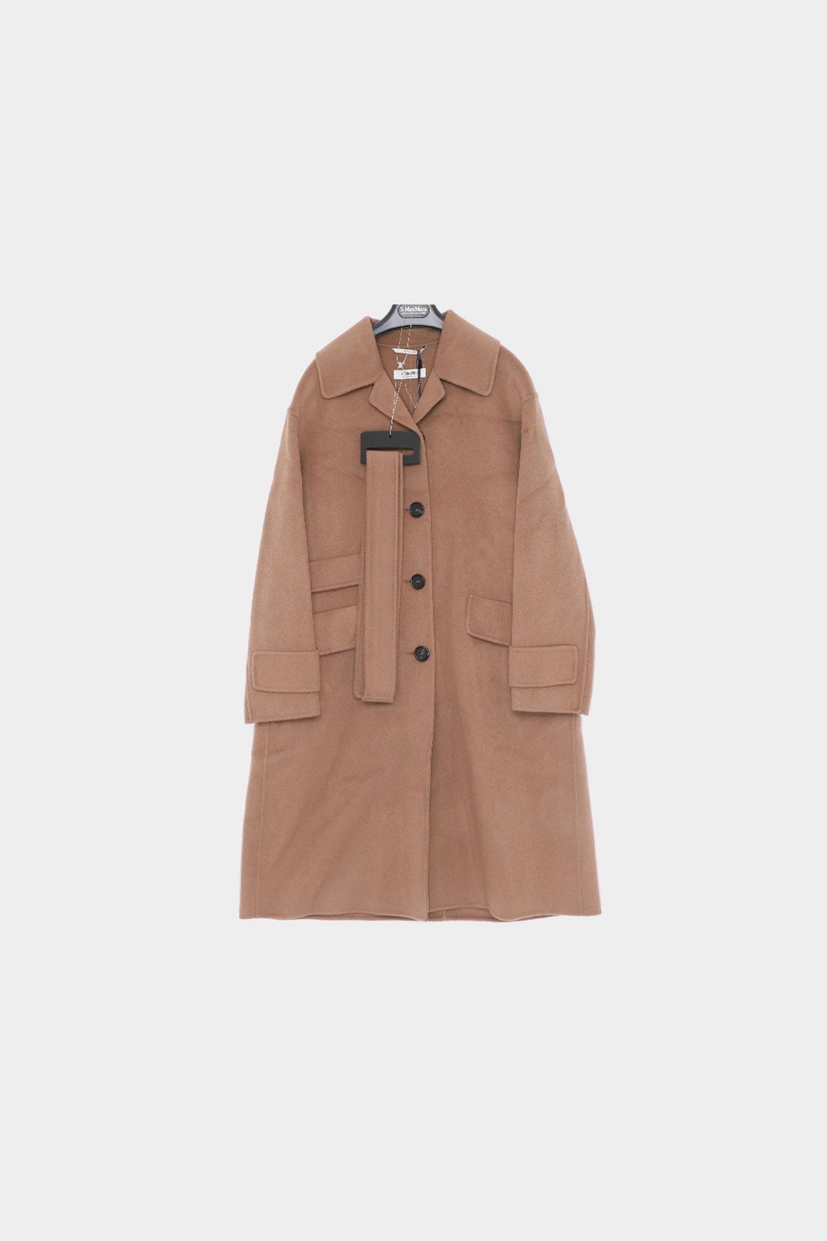 Max Mara CARLA Belted Wool Women’s Coat 2429016053600