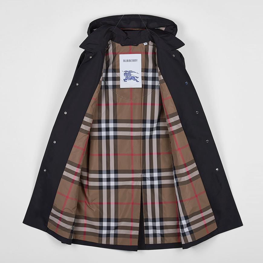 BURBERRY Oxcclose Hooded Trench Coat Women A1189
