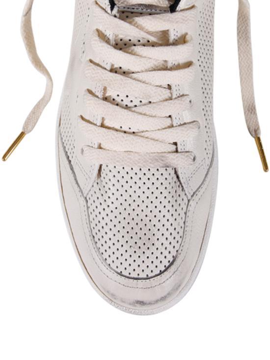 GOLDEN GOOSE Leather Low-Top Sneakers Men GMF00717 F006013 10283 WHITE BLACK DOM
