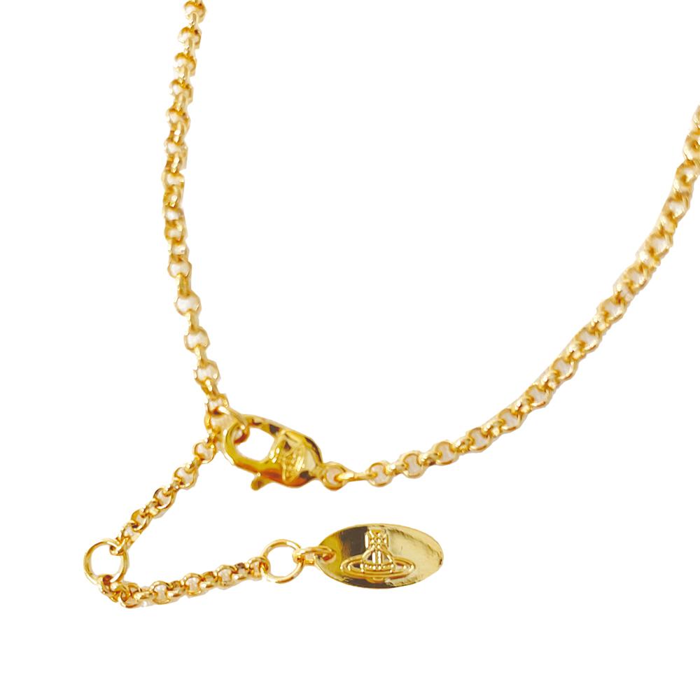 Vivienne Westwood Mini Bas Relief Orb Necklace 6302008602 R771