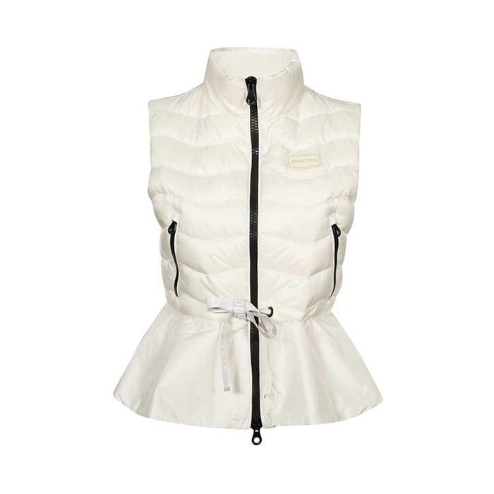 Duvetica Beige SAMONA Waist Drawstring Puffer Vest